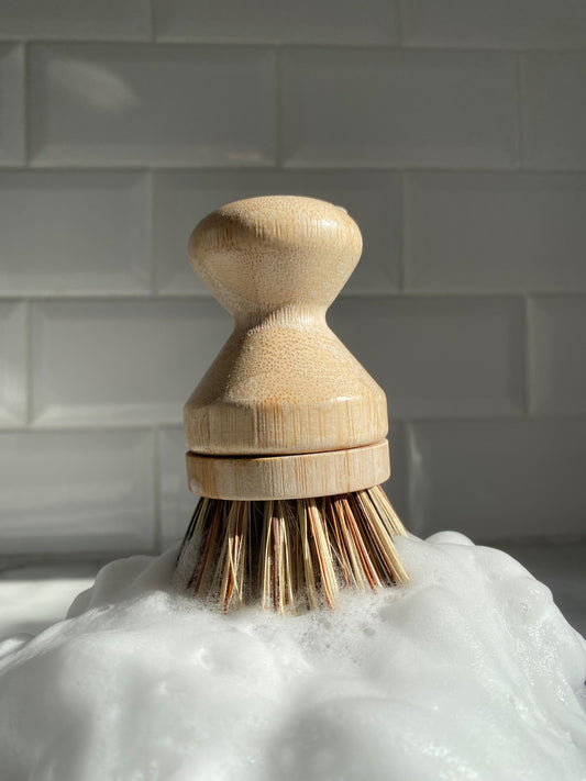 0wastecleaning brush Forever scrubber zero waste-sustainable-refill tablet  magasin zero dechet a Montreal vegan cleaner-pet friendly cleaner